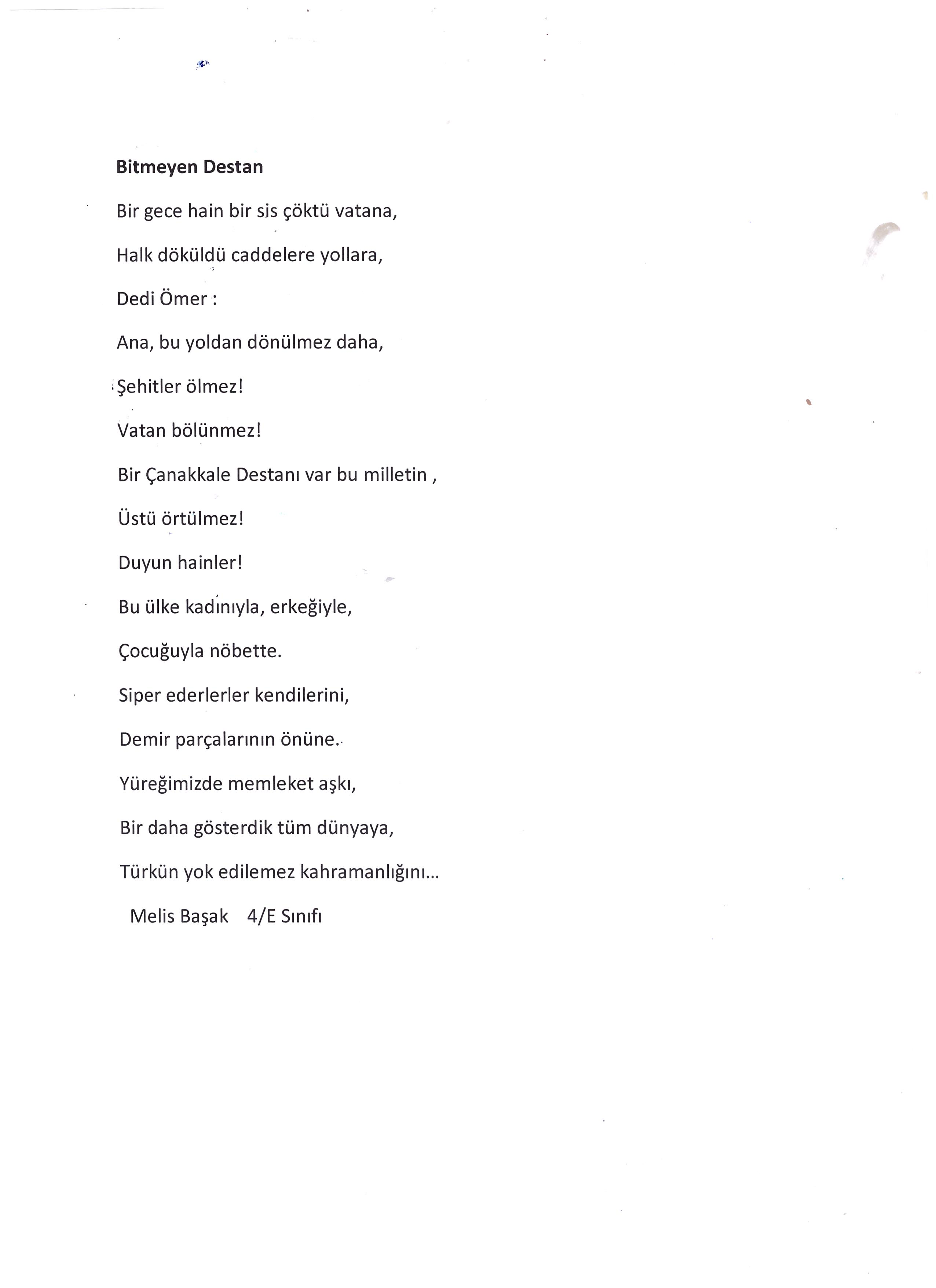 OYAKKENT İLKOKULUNDAN 15 TEMMUZ’A BAKIŞ by OYAKKENT İLKOKULU - Illustrated by 4. sınıf öğrencileri - Ourboox.com