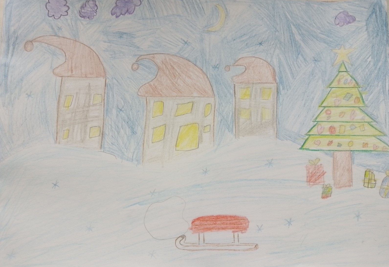 . Новорічна ніч.Образотворче мистецтво by Olga - Ourboox.com