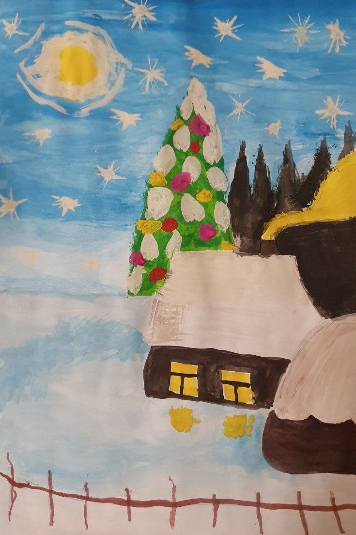 . Новорічна ніч.Образотворче мистецтво by Olga - Ourboox.com