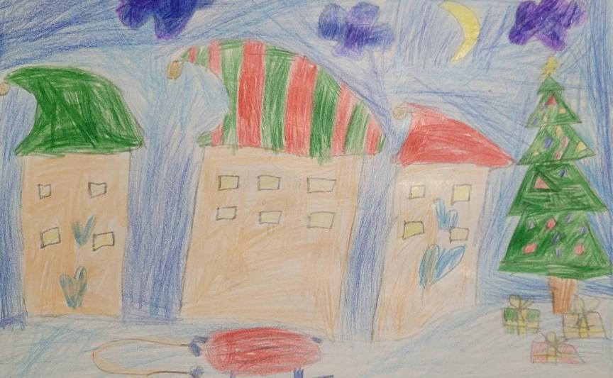 . Новорічна ніч.Образотворче мистецтво by Olga - Ourboox.com