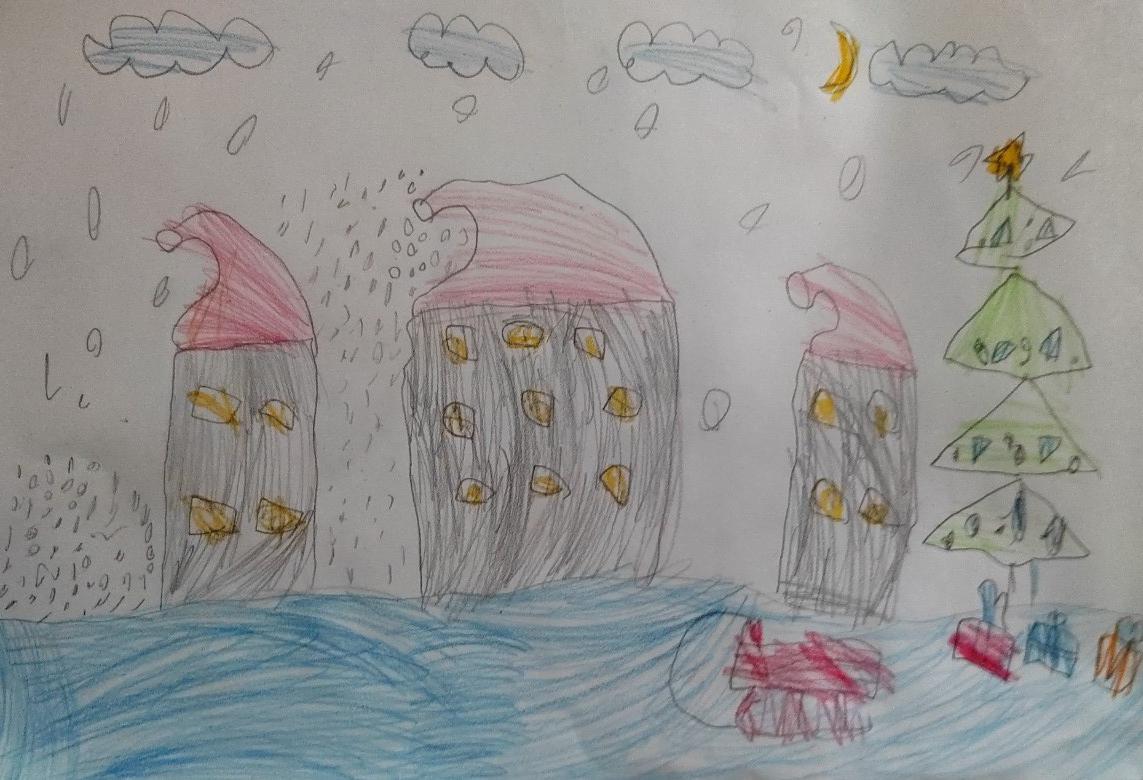 . Новорічна ніч.Образотворче мистецтво by Olga - Ourboox.com