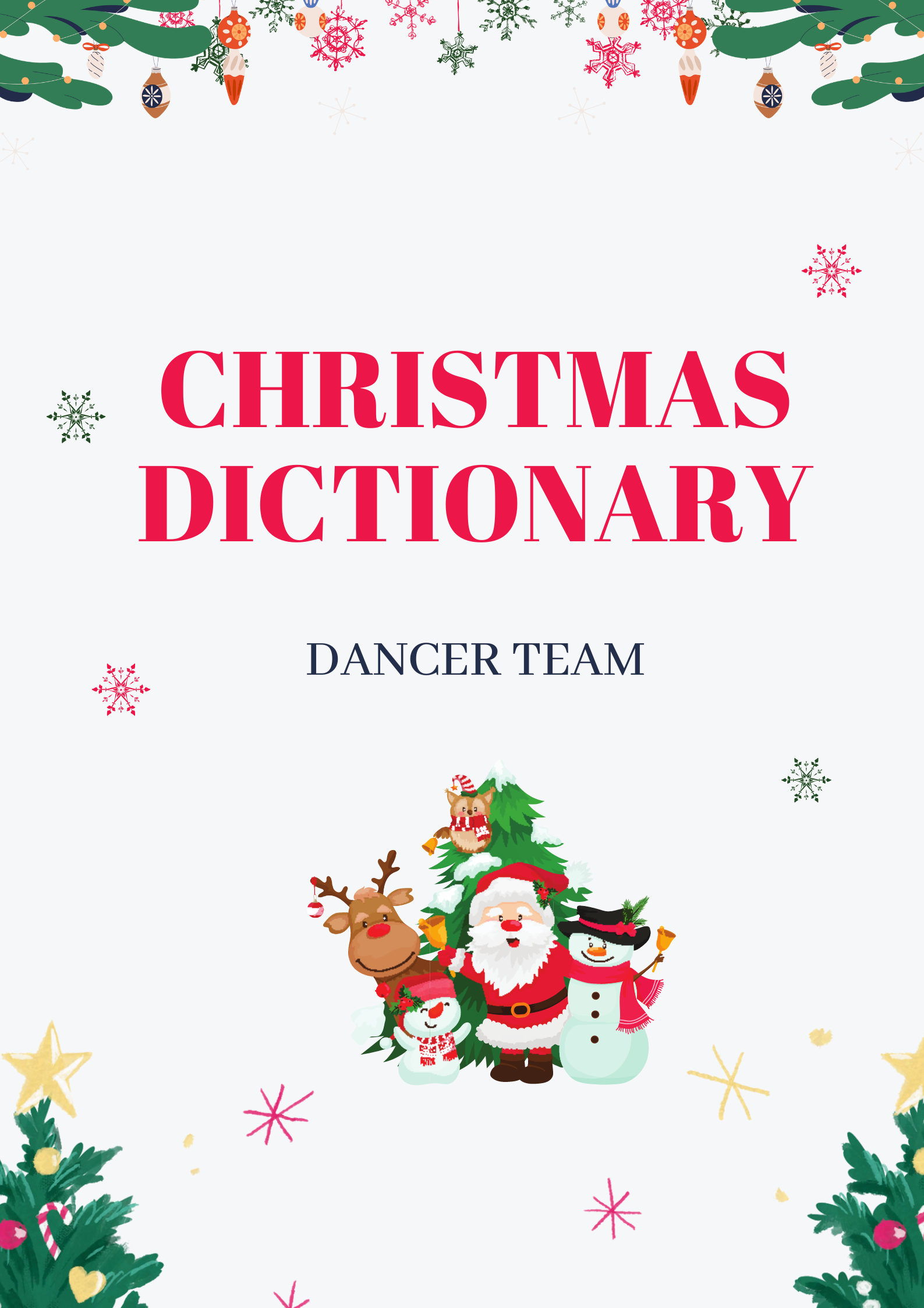 Christmas Dictionary by Holly Jolly Holiday - Dancer team - Ourboox.com