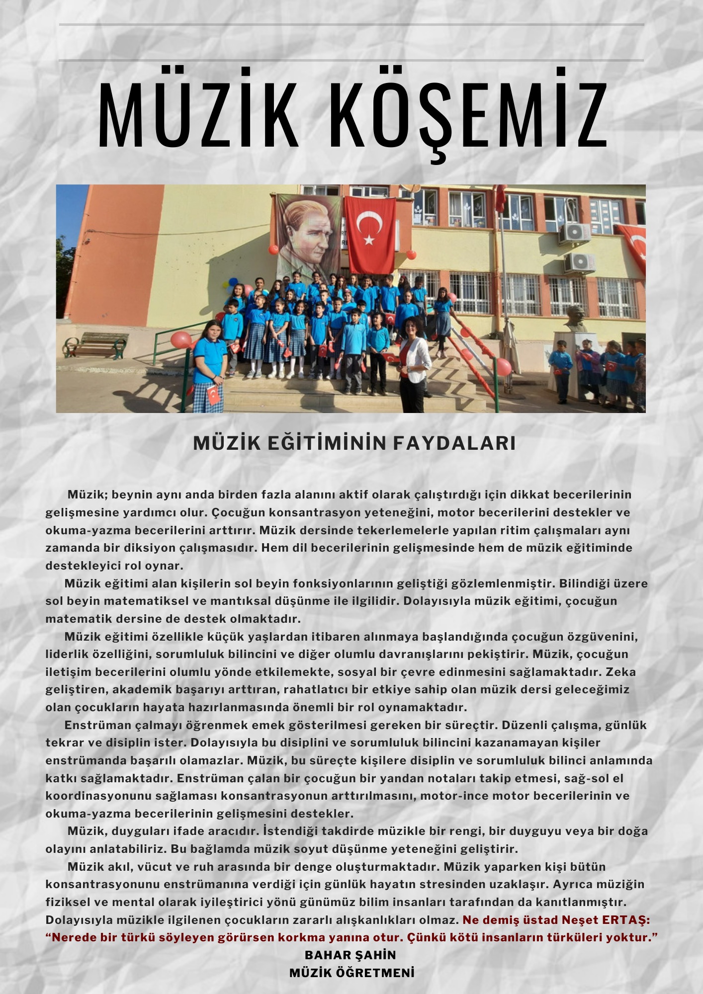 Yeşilyurt Yunus Emre İlk/Ortaokulu Gazetesi by Yeşilyurt Yunus Emre İlk/Ortaokulu - Ourboox.com