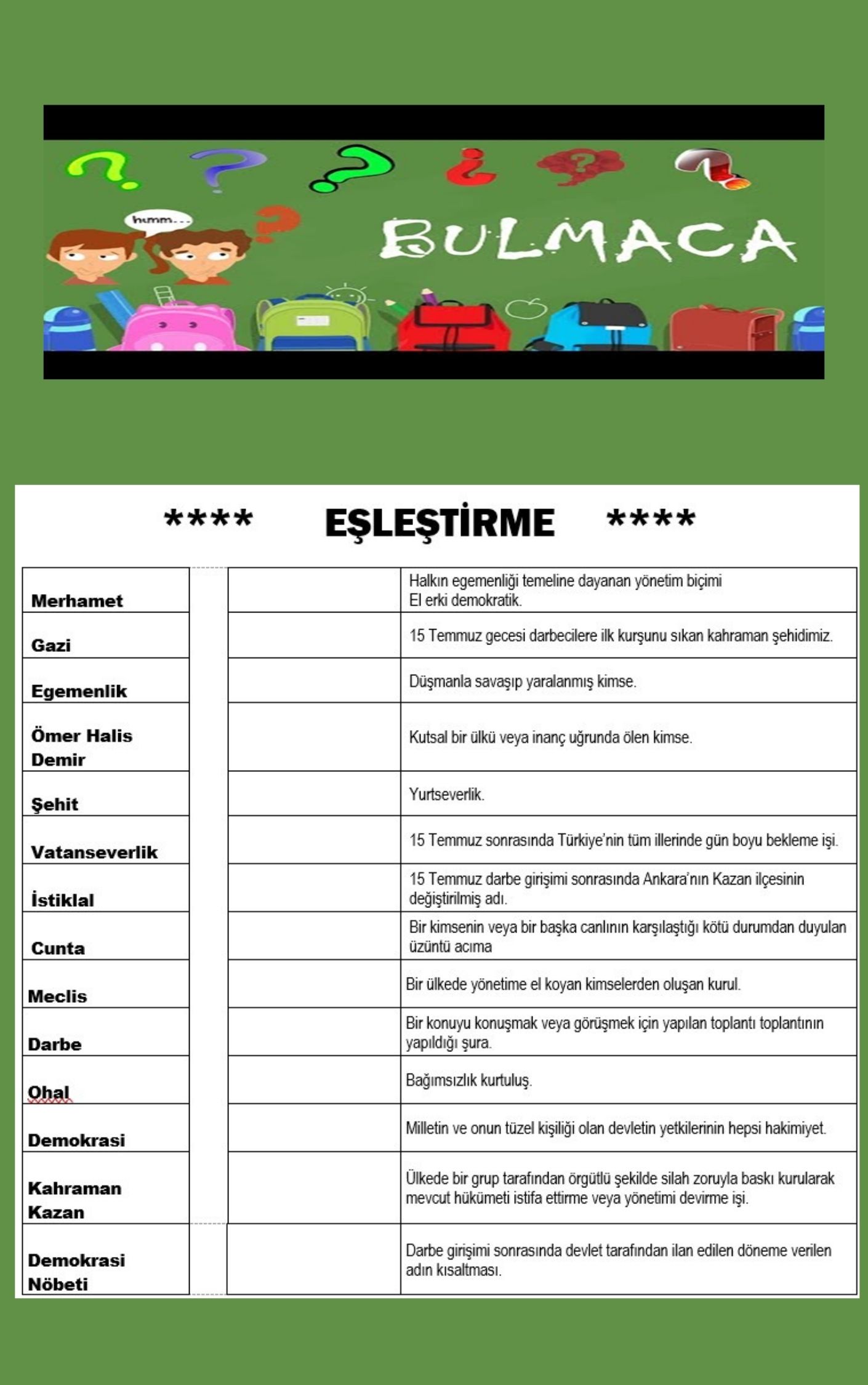 15 Temmuz Çocuk Gazetesi by Ramazan DURMUŞ - Ourboox.com