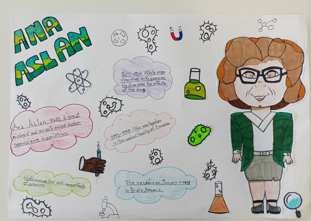 INSPIRATIONAL WOMEN IN SCIENCE by Grecu Daniela - Illustrated by Daniela Grecu (Romania), Giovanna Caracciolo (Italy), Şebnem Gençtürk (Turkey), Mihaela Alina Ciucă (Romania), Giacomo Cassalia (Italy), Ebru İpkin (Turkey), Daniela Bălună (Romania), Claudia Rizzaro (Italy), Hülya Baysal (Turkey), Sónia Ribeiro (Portugal), Zahide Zarife ÇELTİK (Turkey), Aura Comorasu (Romania) - Ourboox.com