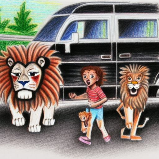 4 האריות הגדולים by dbl tsipi - Illustrated by רומי קזורר כיתה ז