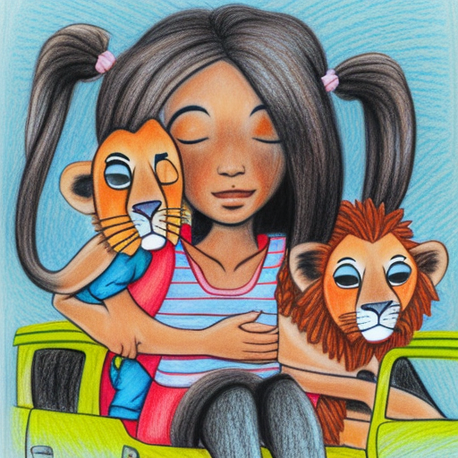 4 האריות הגדולים by dbl tsipi - Illustrated by רומי קזורר כיתה ז