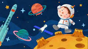 Space scientist by sajeda taha - Illustrated by נירמין עבד אלקאדר וסאגדה טהה  - Ourboox.com