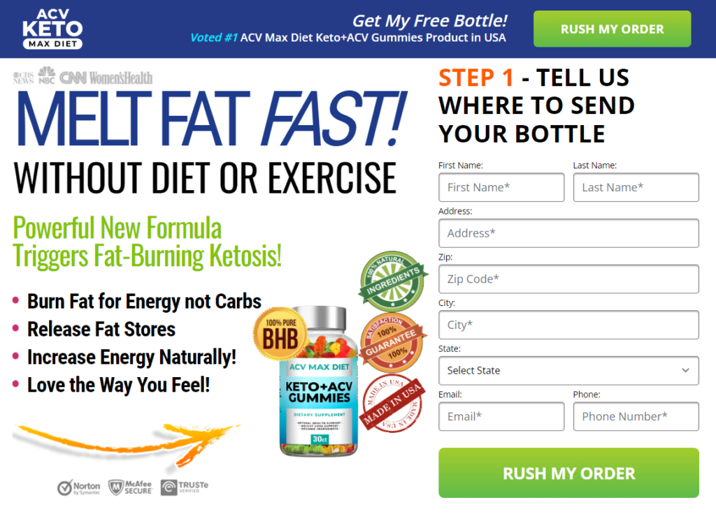 ACV Keto Max Canada by ShirleCuings - Ourboox.com