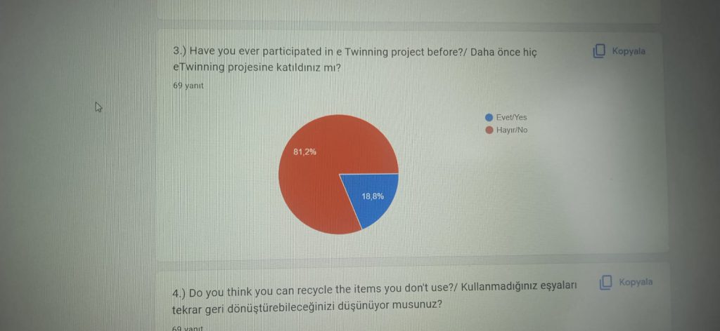 RETURN THE NATURE PROJECT STUDENT PRE-EVALUATION QUESTIONNAIRE REPORT by Zeynep KALKAN - Ourboox.com