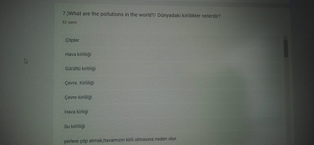 RETURN THE NATURE PROJECT STUDENT PRE-EVALUATION QUESTIONNAIRE REPORT by Zeynep KALKAN - Ourboox.com