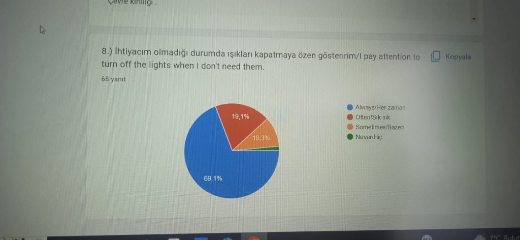 RETURN THE NATURE PROJECT STUDENT PRE-EVALUATION QUESTIONNAIRE REPORT by Zeynep KALKAN - Ourboox.com