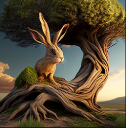 incredible adventures of a bunny and a magic tree by dsdass - Illustrated by Halichenko Daniil - Ourboox.com