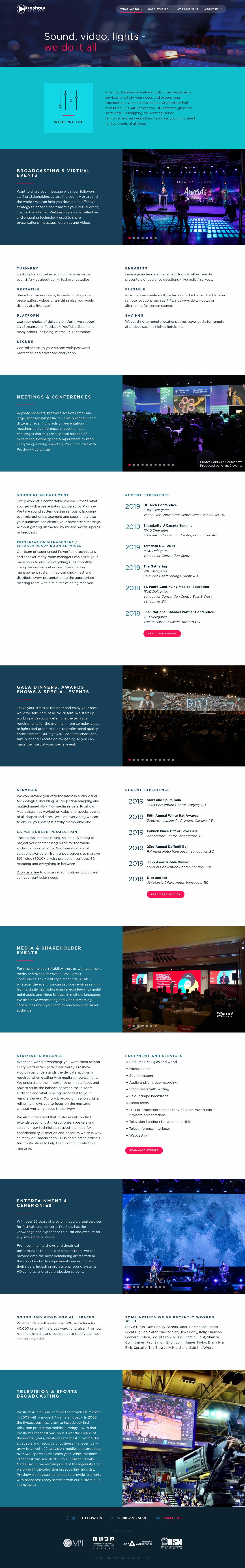 Event management in Vancouver by Proshow Audiovisual - Ourboox.com