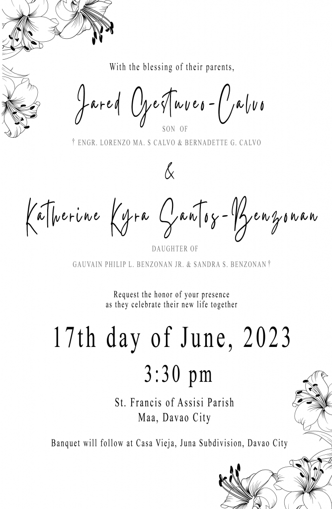 Wedding Invitation by Paulo Albutra - Ourboox.com