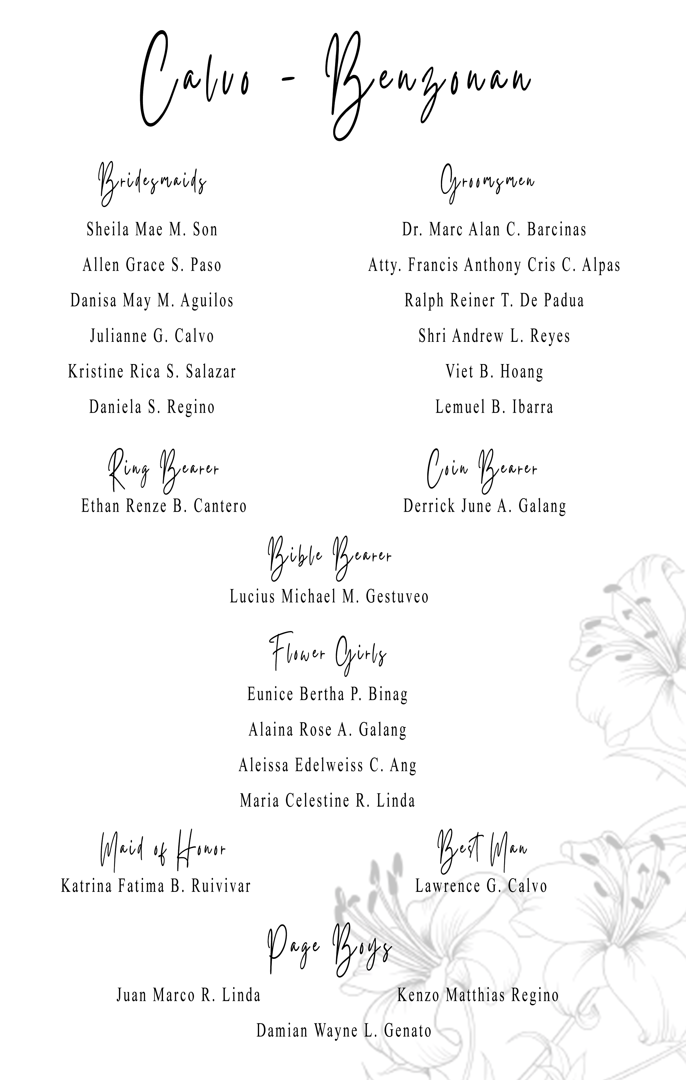 Wedding Invitation by Paulo Albutra - Ourboox.com