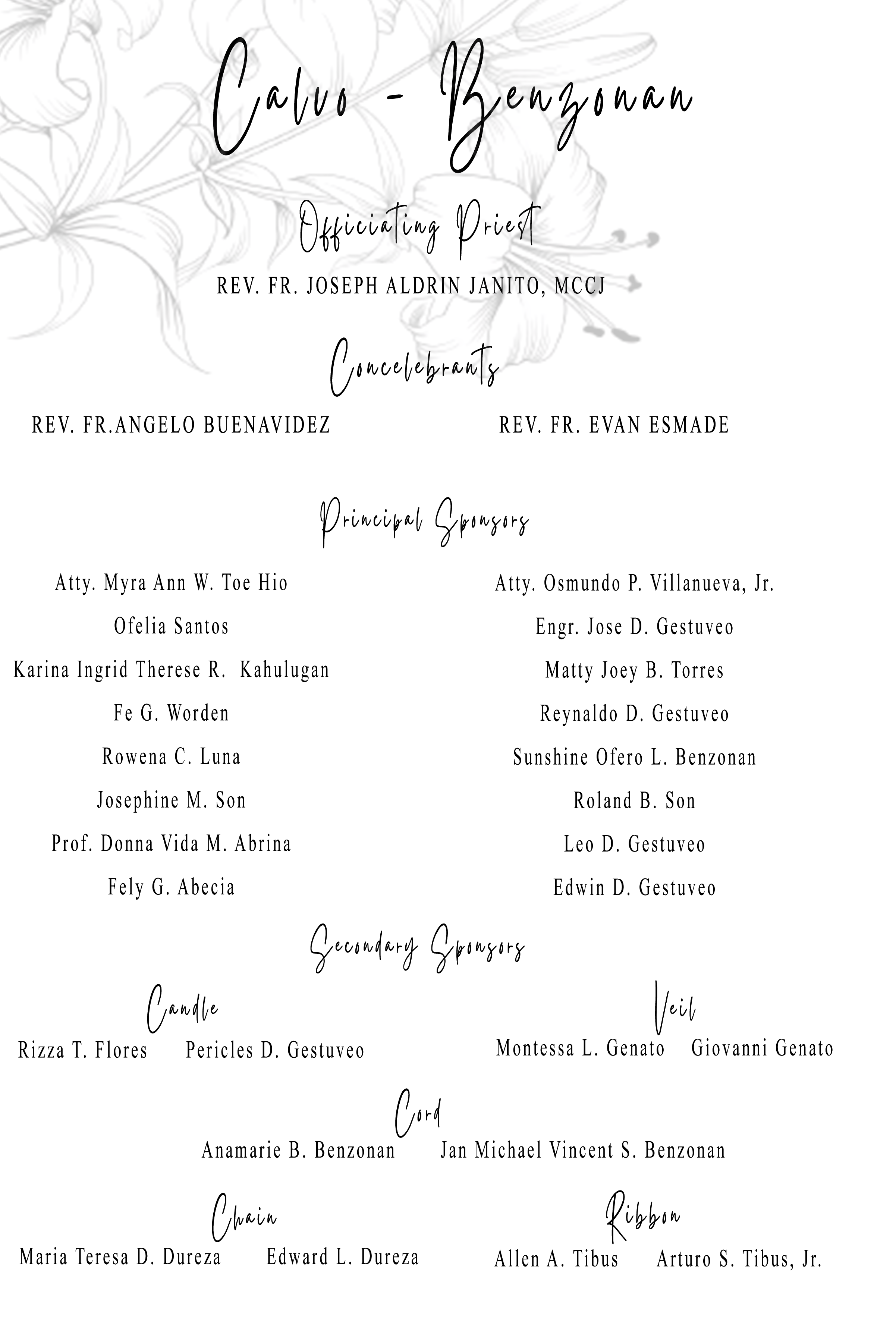 Wedding Invitation by Paulo Albutra - Ourboox.com