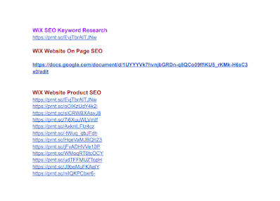 WiX Website SEO, YouTube Channel SEO, Social Media, Content Writing