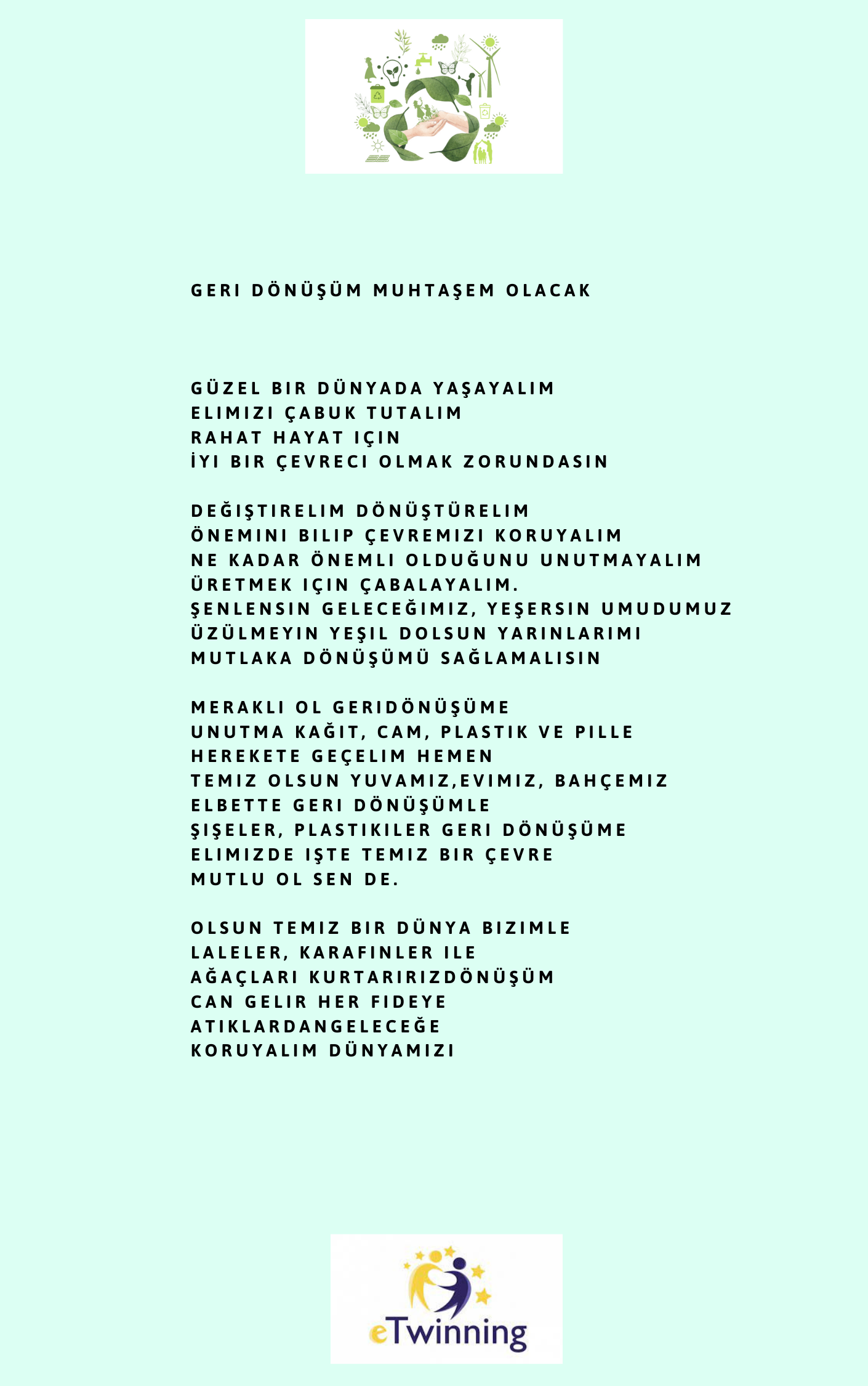 GERİ DÖNÜŞÜM MUHTEŞEM OLACAK by Kamile Murğuzova - Ourboox.com