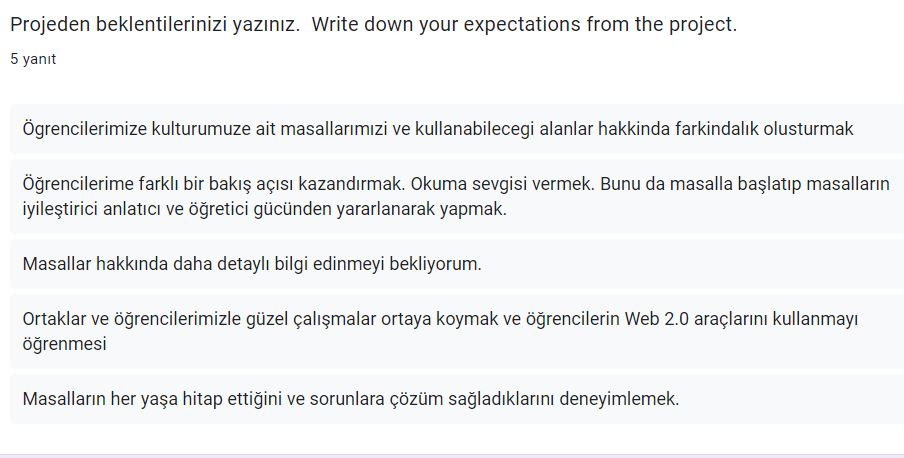 MASALLAR VE MASALLARIN İYİLEŞTİRİCİ GÜCÜ İSİMLİ ETWİNNİNG ÖN DEĞERLENDİRME ANKETLERİ ANALİZİ by Nevin Balamur - Ourboox.com