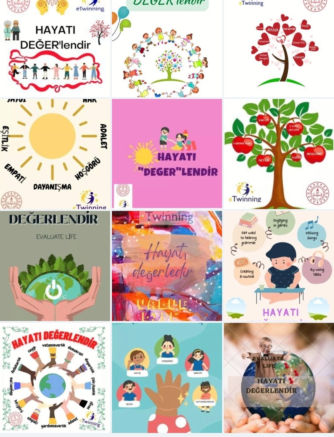 HAYATI “DEĞER” LENDİR POSTER ANKETi (E VALUE LİFE QUESTİONNAİR) by ESRA AKTAN - Ourboox.com