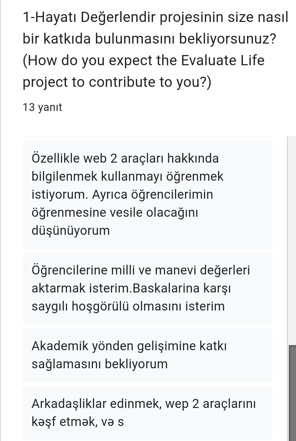 HAYATI DEĞERLENDİR ÖĞRETMEN ÖN TEST(EVALUTE LİFE TEACHER PRETEST) by Abdulbasit KUŞÇA - Ourboox.com