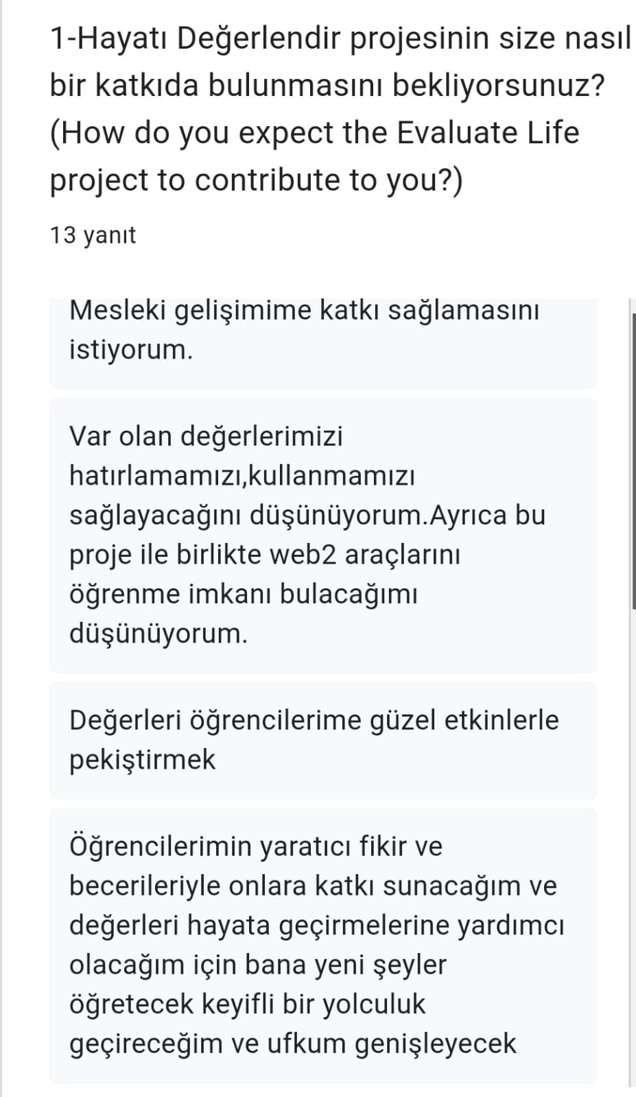 HAYATI DEĞERLENDİR ÖĞRETMEN ÖN TEST(EVALUTE LİFE TEACHER PRETEST) by Abdulbasit KUŞÇA - Ourboox.com