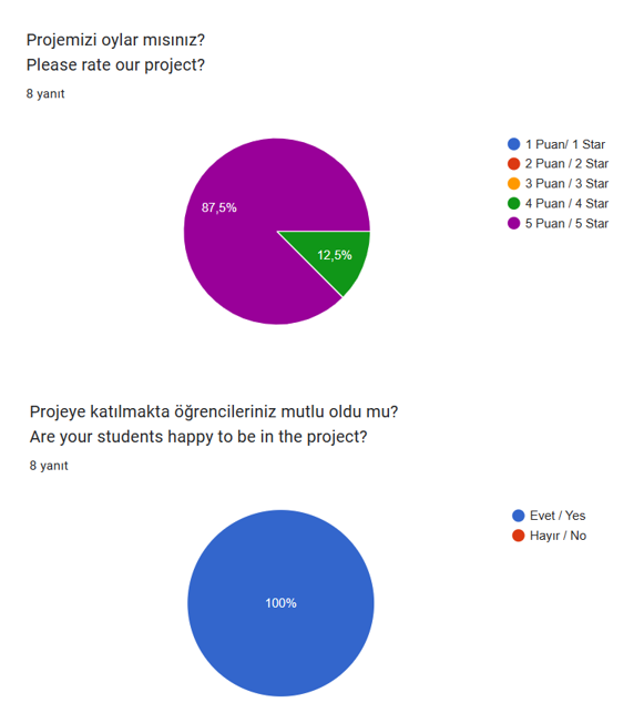 İyilik Oyunu eTwinning Projesi Öğretmen Son Değerlendirme Anket Analizi by Rabia ŞAHİN - Ourboox.com