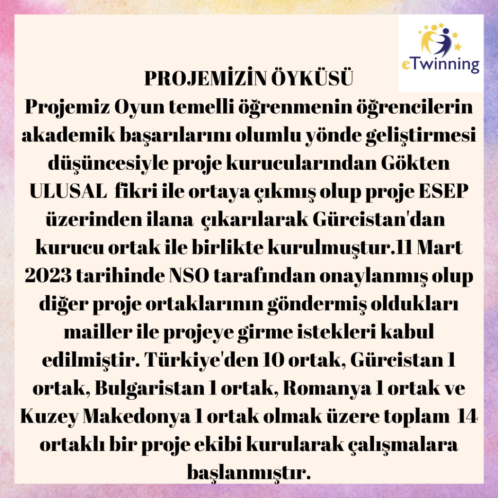 BENİM İÇİMDE OYUN,OYUNUN İÇİNDE BEN (GAME INSIDE ME,ME INSIDE GAME)PROJE SONU DEĞERLENDİRME RAPORUMUZ by GÖKTEN ULUSAL - Ourboox.com