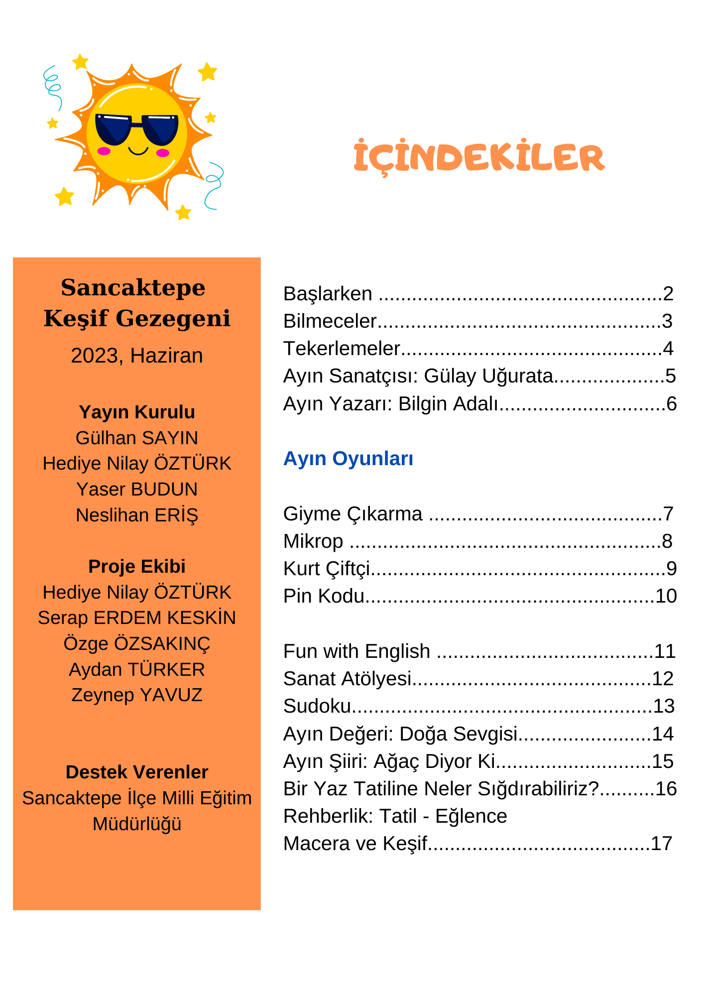 Sancaktepe’nin Keşif Gezegeni 18. Sayı by Keşif Gezegeni - Ourboox.com
