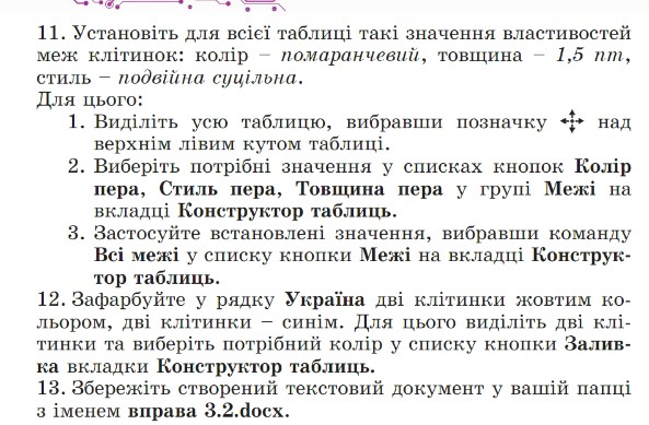 УРОК 26- 27 ТАБЛИЦІ В ДОКУМЕНТІ by OksanaGlushko - Ourboox.com