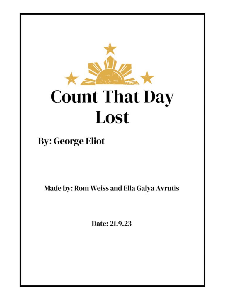Count That Day Lost – By Rom and Ella by Rom W - Ourboox.com