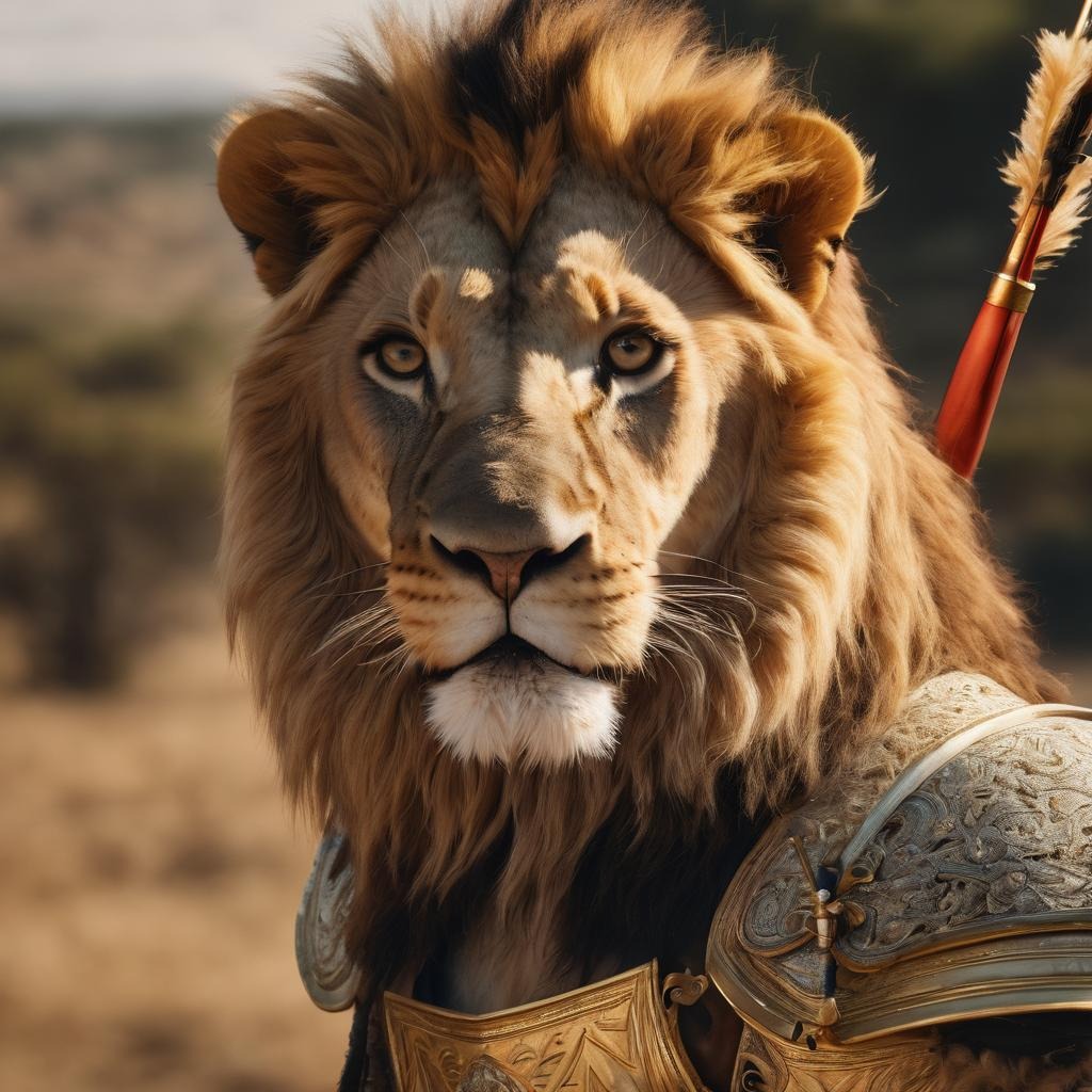 האריה שרצה להיות אביר by daniel - Ourboox.com