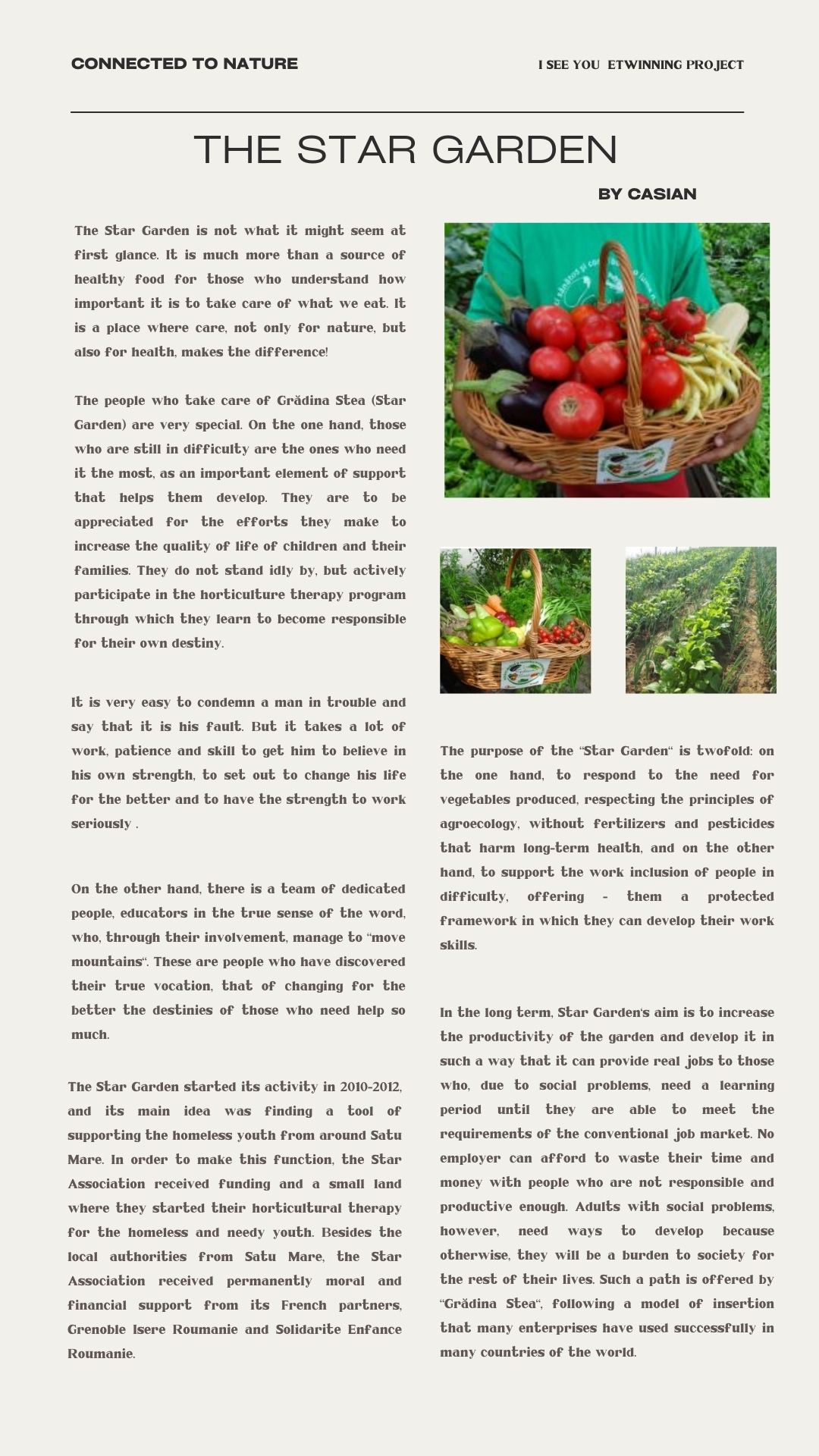 Connected to nature by Kati Bücs - Illustrated by "I see you