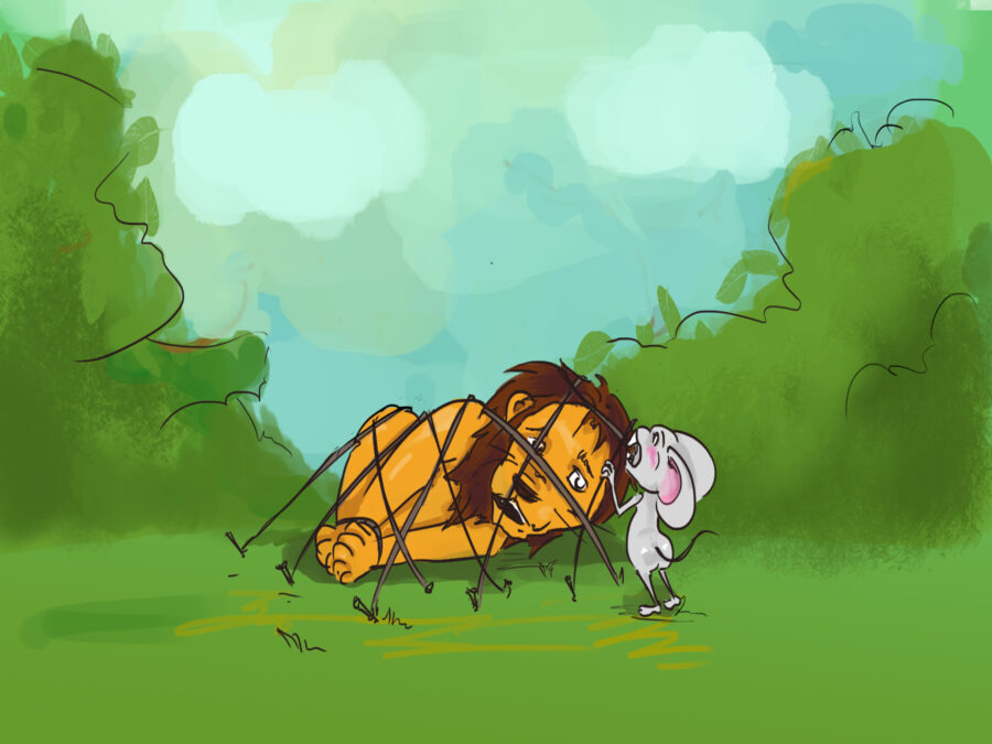 Лъвът и мишката by Efraimova - Ourboox.com