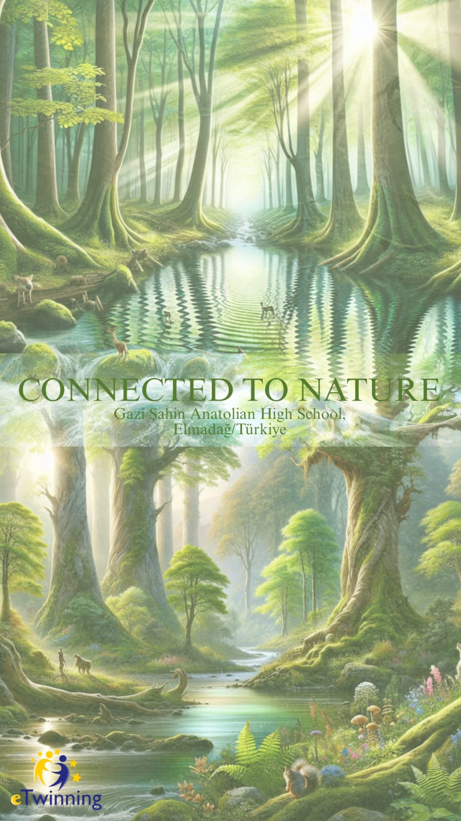 Connected to nature by Kati Bücs - Illustrated by "I see you