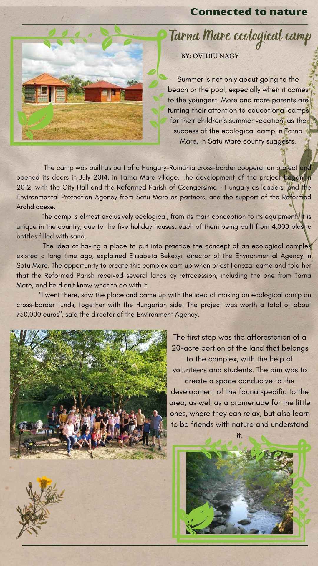 Connected to nature by Kati Bücs - Illustrated by "I see you