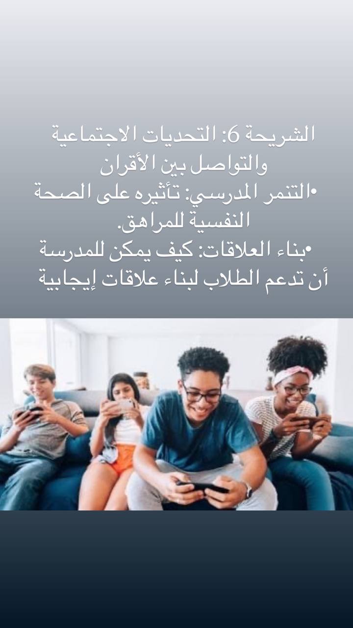 دور المدرسة في دعم المراهقين by Jaber Ansar - Ourboox.com