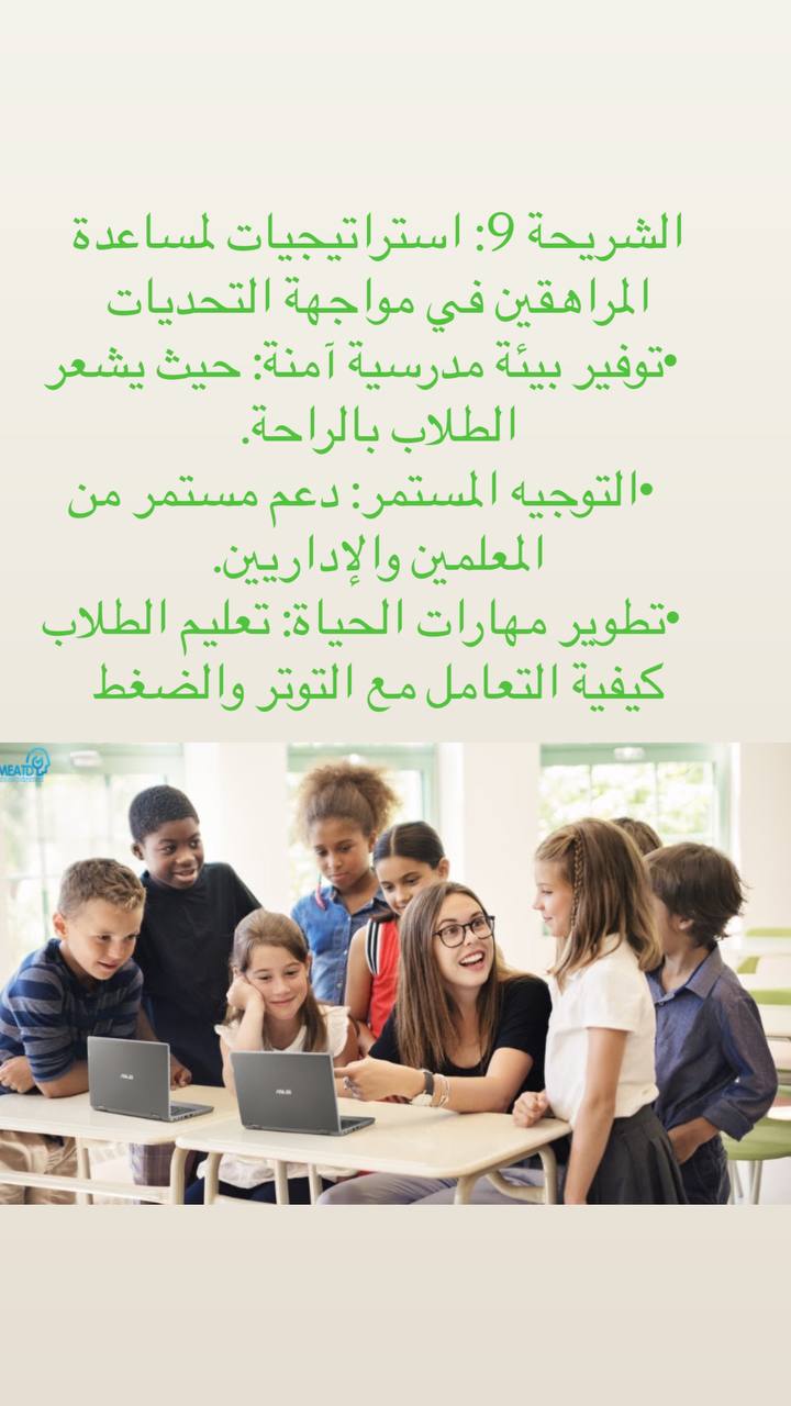 دور المدرسة في دعم المراهقين by Jaber Ansar - Ourboox.com