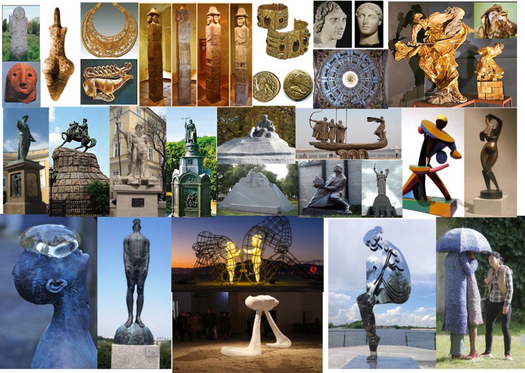 Візуальні мистецтва України by Martyniuk Liliia - Illustrated by Архітектура. Скульптура. Живопис, графіка - Ourboox.com