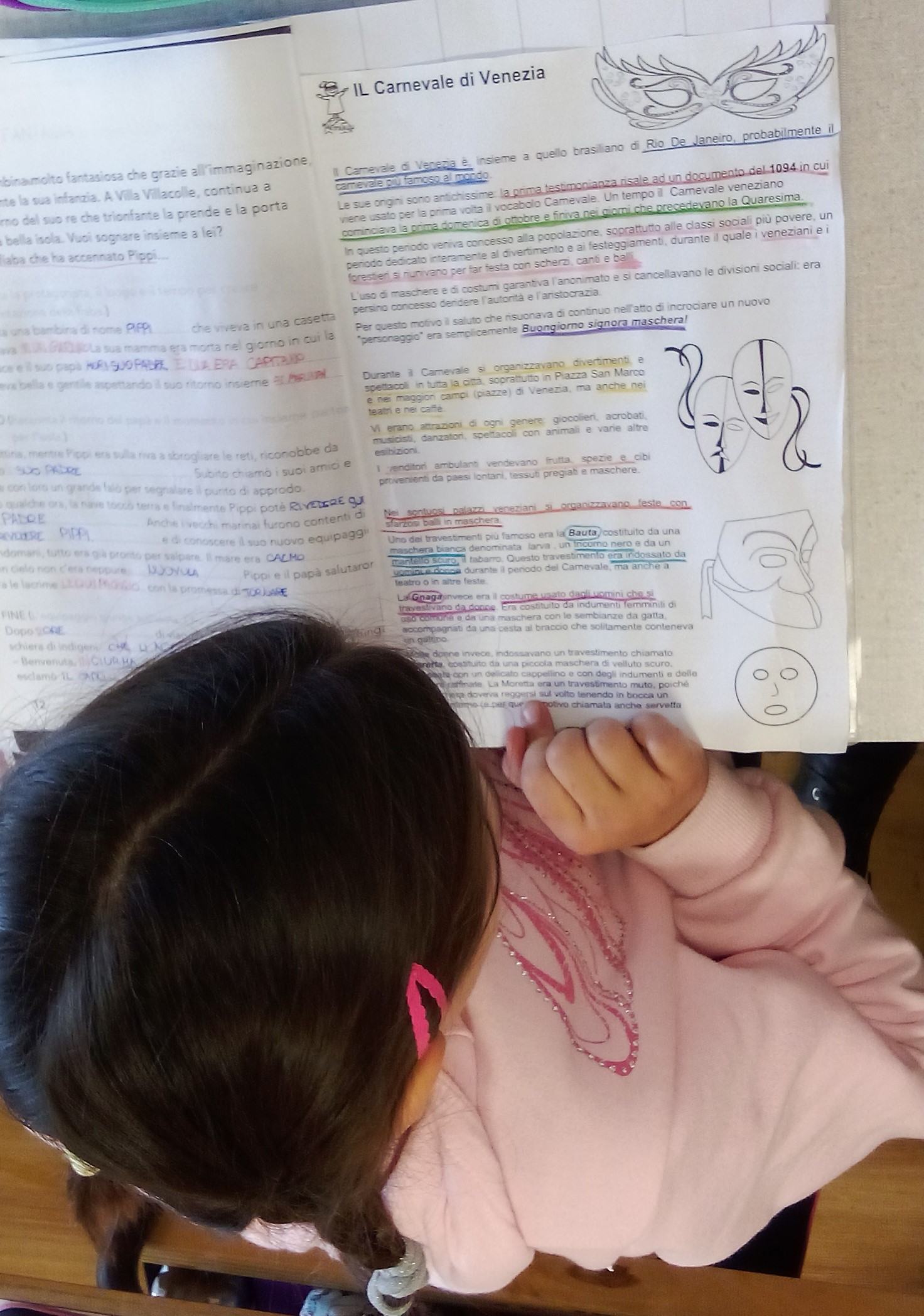 Carnival party! by Elisa Ciotti - Illustrated by 3B Direzione Didattica secondo circolo Marsciano Ammeto 2023/2024 - Ourboox.com