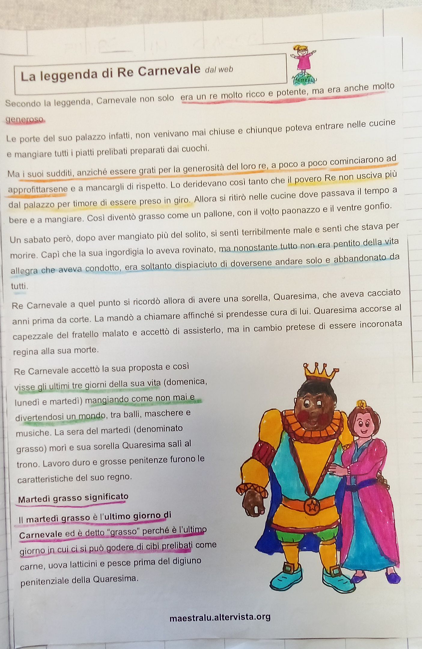 Carnival party! by Elisa Ciotti - Illustrated by 3B Direzione Didattica secondo circolo Marsciano Ammeto 2023/2024 - Ourboox.com