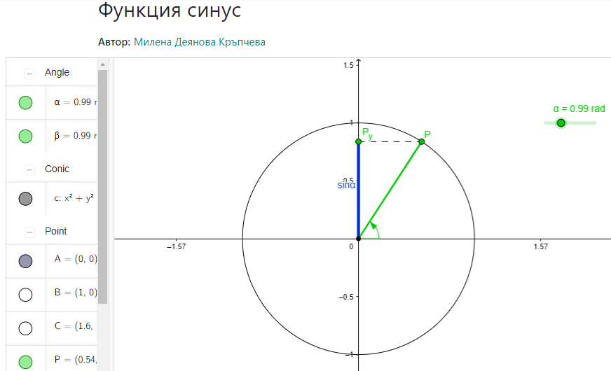 Тригонометричните функции синус, косинус, тангенс и котангенс в интервала [0°; 180°] by Милена Кръпчева - Ourboox.com