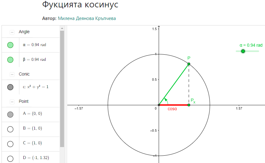 Тригонометричните функции синус, косинус, тангенс и котангенс в интервала [0°; 180°] by Милена Кръпчева - Ourboox.com