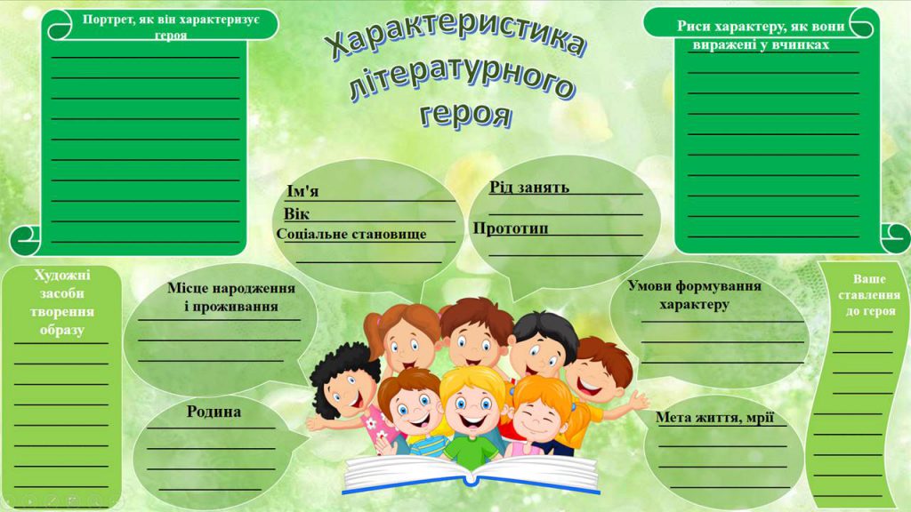 Характеристика образу by Berdar Natala - Illustrated by БЕРДАРЬ НАТАЛЯ - Ourboox.com