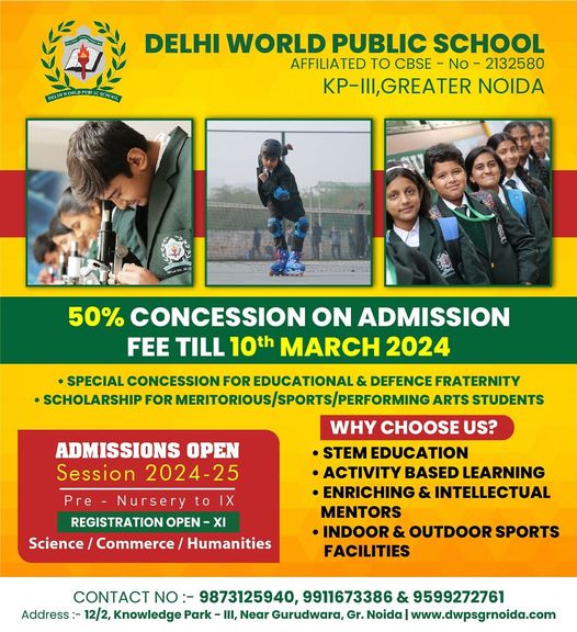 DWPS | Best School in Greater Noida by DWPS  - Illustrated by Kavya Singh - Ourboox.com