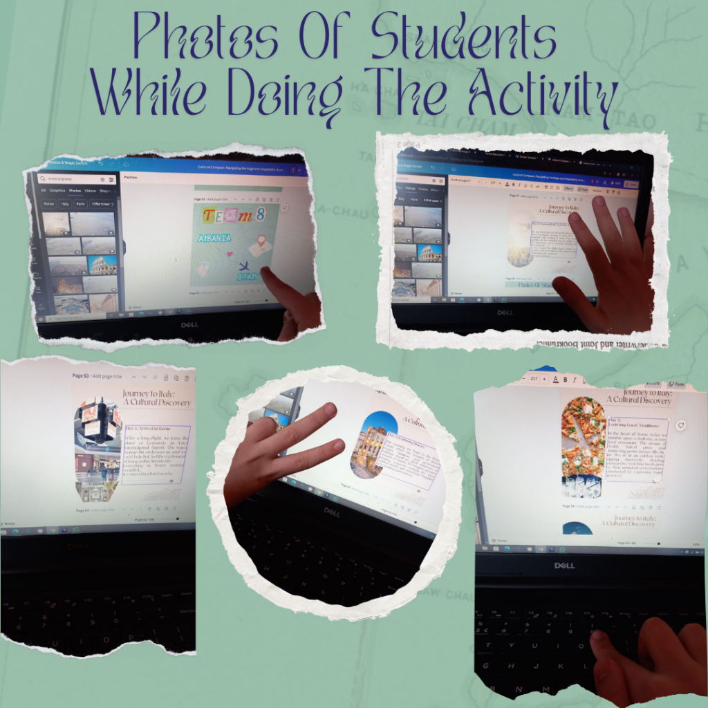 Cultural Compass: Navigating Heritage and Hospitality Across Borders by MyHistoryMyTownMyCulture E-Twinning Project - Illustrated by Travel Journal Of My History My Town My Culture E-Twinning Project Partners - Ourboox.com