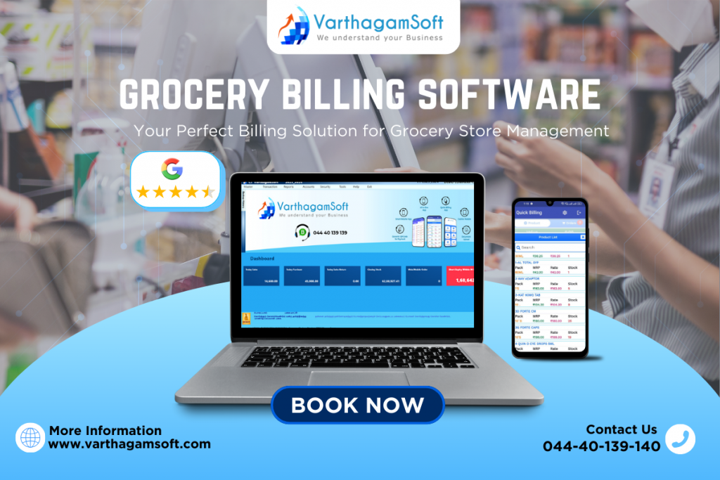 Unlock the potential of your grocery business with Varthagamsoft’s Grocery Billing Software. by vstpl  - Ourboox.com