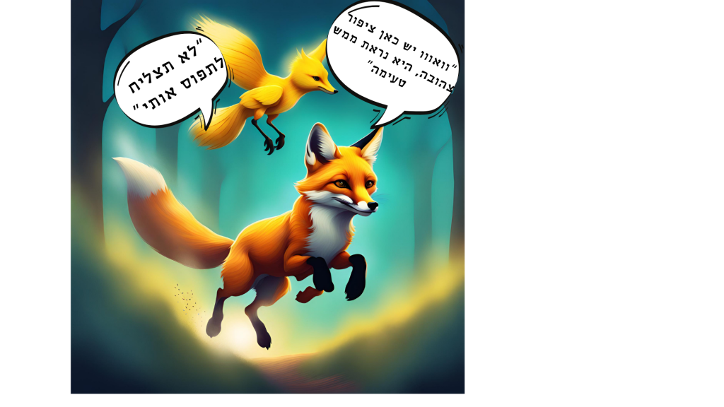 השועל הרעב by ofra marzuk - Illustrated by עופרה מרזוק - Ourboox.com