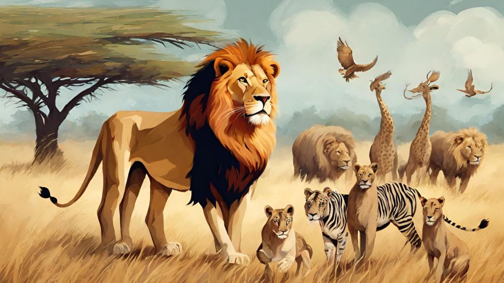 סיימון מלך החיות by Ola Abud - Illustrated by עולא עבוד - Ourboox.com